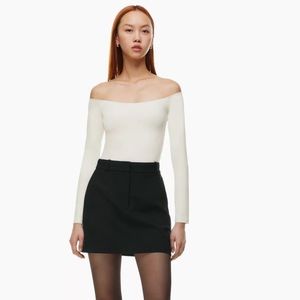 Aritzia Contour Off the Shoulder Bodysuit